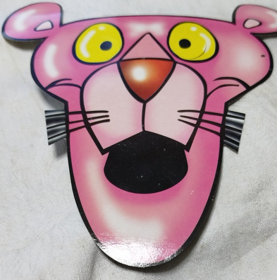 PENBE PANTER YUZU KAREKTERİNDE RENKLİ KARTON COCUK OYUNCAK OYUN MASKE