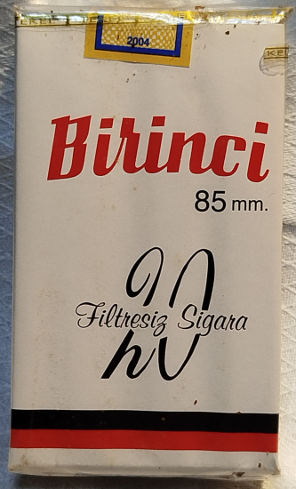 BİRİNCİ SIGARASI ACILMAMIS DOLU PAKET 85 MM 20 YUVARLAK SİGARA TEKEL URETİMİ