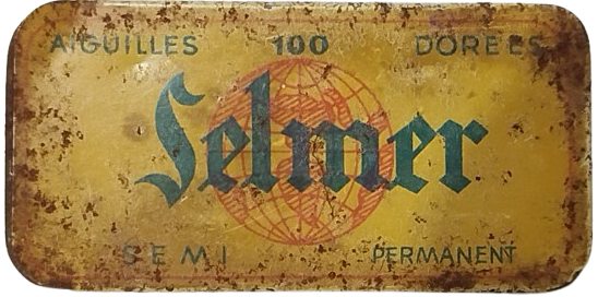 ÇEKOSLAVAKYA SELMER MARKA ORİJİNAL TENEKE KUTUSUNDA GRAMOFON İGNESİ