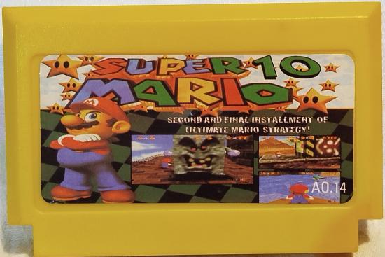  SUPER MARIO 10 ATARİ OYUN KASETİ REMARKS MADE IN JAPAN GAME STAR SUPER TV GAMES