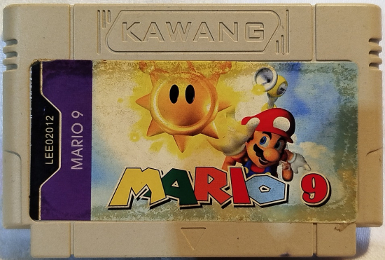 SUPER MARIO 9 ATARİ OYUN KASETİ.KAWANE MADE IN JAPAN GAME STAR SUPER TV GAMES