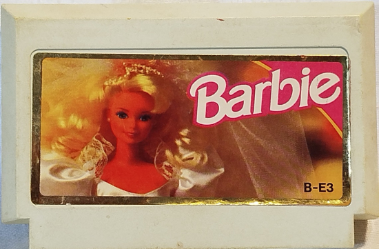 BARBİE B-E3 OYUNLU ATARİ OYUN KASETİ REMARKS MADE IN JAPAN GAME