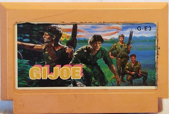 GIJOE G-E3  ATARİ  OYUN KASETİ REMARKS  MADE IN JAPAN GAME STAR SUPER TV GAMES