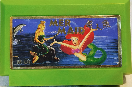 MER MAID M-U1 ATARİ  OYUN KASETİ REMARKS  MADE IN JAPAN GAME 