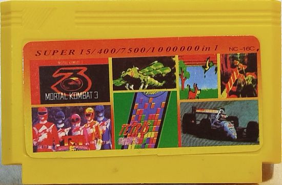 SUPER 12/400/7500/1000000 İN 1 NC-16C  ATARİ COKLU OYUN KASETİ  MADE IN JAPAN