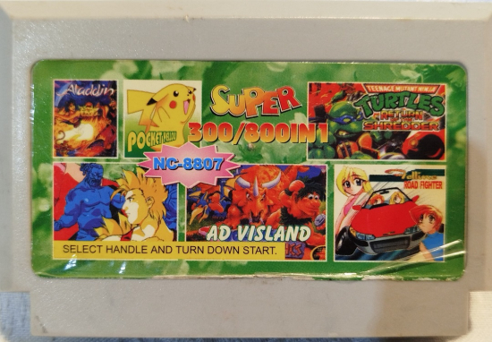  SUPER 300/800INI NC-8807 COK OYUNLU ATARİ OYUN KASETİ REMARKS MADE IN JAPAN 