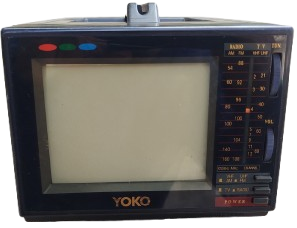 YOKO YCT 500 CALOR TV  AM FM RADIO VHF UHF TV RENKLİ 14 EKRAN CEYERANLI PİLLİ 