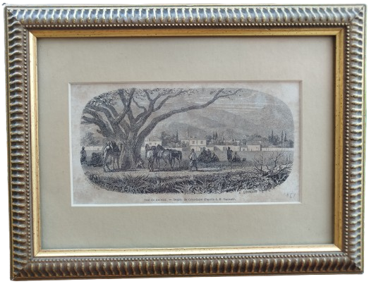 1861 OSMANLI ADAPAZARI GEYVE (gheiwhe) ESKİ GORUNTUSU GAUCHARD  E GRANDSIRE TARIFINDAN PARİS DE  YAPILMIS 