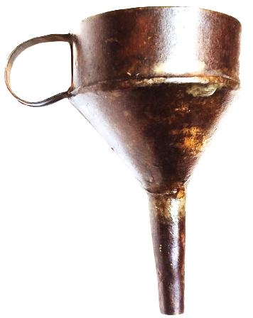 1950 GALVANİZ METAL EL YAPIM KULPLU KUCUK BOY HUNİ