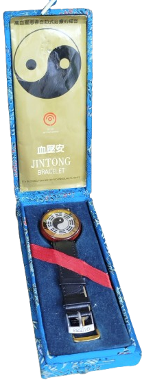 1970 JINTONG BRACELET UZAK DOGU TANSIYON STRES DUZENLEYİCİ KOL SAATİ KUTUSUNDA 