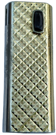 1970 VINTAGE LİGHTER SKYLITE 5000 ELECTRONIC BATTERY  JAPAN PİLLİ CAKMAK COK TEMİZ SARI KROM