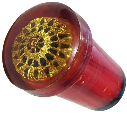 1970 YERLİ URETİM POLİ KARBON ISIKLI VİTES TOPUZU KIRMIZI BEYAZ ALTIN RENKLERDE