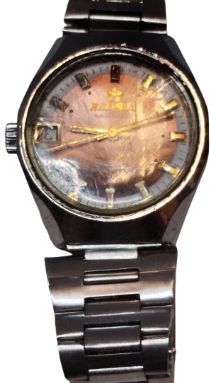 JUPITER LEO LUXE 21 JEWELS SUPER SHOCK TAKVİMLİ CELİK KASA MEKANİK BORDO EKRAN KURMALI  ERKEK SAATİ