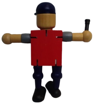 THY TÜRK HAVA YOLLARI LOGOLU PARÇALARA BÖLÜNEN HAREKETLİ AHŞAP EL BOYAMA TURKISH AIRLINES OYUNCAK 