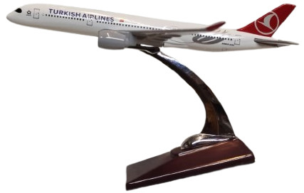 TURKISH AIRLINES A STAR ALLIANCE MEMBER A350 1:400 MODEL PLANE MAKET KAIDELİ UCAK