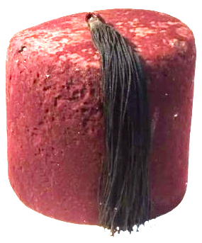 1826 OSMANLI ORJINAL BORDO SALLAMA PUSKULLU FES İC ASTAR HASIR ORME 