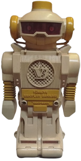 VAKIFLAR BANKASI PILLI  ROBOT KUMBARA