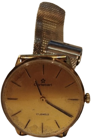 CORTEBERT 17 JEWELS SUPER SHOCK ANTI MAGNETİC KURMALI MEKANIK ERKEK KOL SAATİ