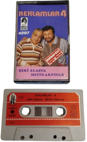 REKLAMLAR 4 ZEKİ ALASYA METİN AKPINAR MİNARECİ ALMAN KAYIT 