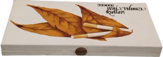 TEKEL YENİ YILINIZI KUTLAR YILBASI İCİN HAZIRLANMIS OZEL URETİM ACILMAMIS KARTON KAPAKLI DOLU PAKET