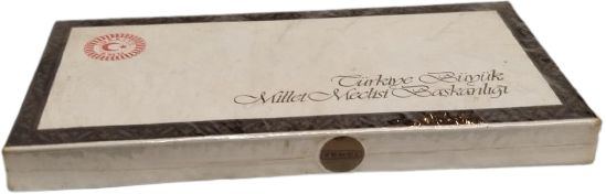 TURKİYE BUYUK MİLLET MECLİSİ BASKANLIGI  TEKEL ACILMAMIS DOLU  KARTON KAPAKLI TUTU