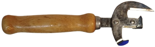 KONSERVE ACACAGI 1960 TOOL TENEKE KONSERVE ŞİŞE KAPAGI ACACAGI  KROM PASLANMAZ AHSAP SAPLI 