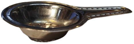 KROM METAL DELİKLİ TİRYAKİ CAY SUZGECİ