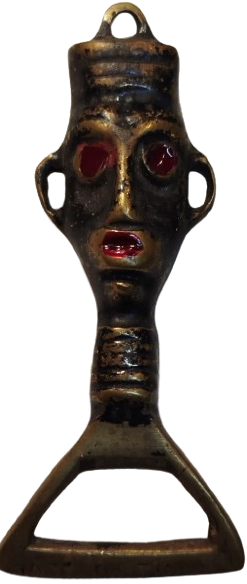 PİRİNC DOKUM SİSE KAPAK GOZOZ ACACAK ZENCİ FORMUNDA KULAKLI OLARAK TASARLANMIS 