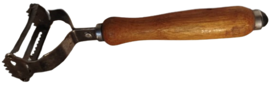 METAL YAS SEBZE MEYVE DIS KABUK SOYUCU VE PARCALAMA RENDE YAPMA KESME MUTFAK ALETİ