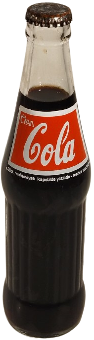 1980’LER ORİJİNAL ELVAN COLA  AÇILMAMIŞ DOLU CAM ŞİŞE  TAPA KAPAKLI KOLEKSİYONLUK