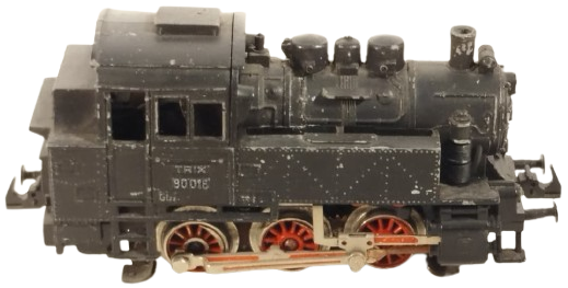 1960-65 ORİJİNAL MARKLIN HO 00 90016 TANK LOKOMOTİF - TRIX EXPRESS KASA - ÇALIŞIR DURUMDA KOLEKSİYONLUK