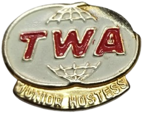 TWA JUNIOR   (TRANS WORLD AIRLINES) JUNIOR HOSTESS KANAT  YAKA ROZET