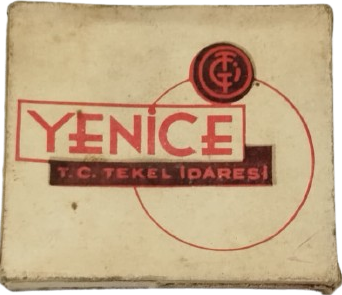 İNHİSARLAR TC TEKEL İDARESİ YENİCE İCERSİ BOS SİGARA KARTON KUTU 