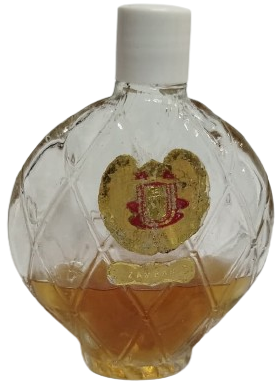 1950-60 DÖNEMİ KONTES “ZAMBAK” KOLONYASI KABARTMALI CAM ŞİŞE ORİJİNAL YARIM DOLU  NADİR