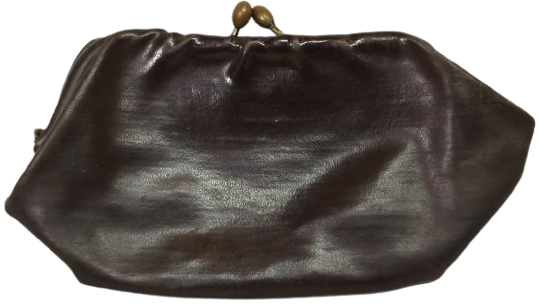 1930 BAYAN DERİ PARA CANTASI ZAMANSIZ BİR KLASİK RUHUNU TAŞIYAN ANTİKA BAYAN DERİ EL ÇANTASI