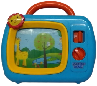 PİCCOLO MONDİ KURMALI MÜZİKLİ OYUNCAK TELEVİZYON BAHCEDE GEZEN ZURAFA ASLAN VE DİGERLERİ