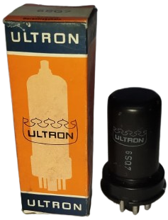 1940 ULTRON 6SQ7 TUBE LAMP  LAMBA VAKUM TÜPÜ RADYO LAMBASI KUTUSUNDA KULLANILMAMIS