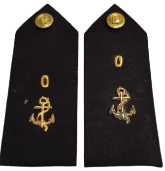 1970 TC TÜRK ASKERİ DENİZ KUVVETLERİNDE YEDEKOKUL OGRENCİ KULLANDIGI CİFT OMUZ APOLET