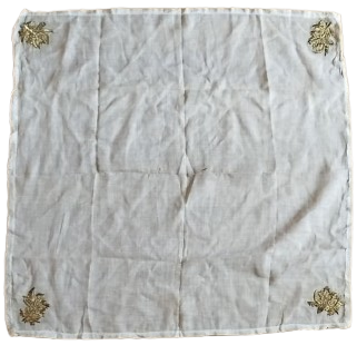 1900 OSMANLI ALTIN TEL KIRMA CEVRE DORT KENER EL İSLEME KARE FORMDA OZEL GUNLER İCİN