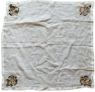 1900 OSMANLI ALTIN TEL KIRMA CEVRE DORT KENER EL İSLEME KARE FORMDA OZEL GUNLER İCİN