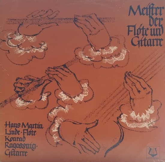 1970 MEISTER DER FLÖTE UND GITARRE KLASİK MÜZİK PLAK HANS-MARTIN LINDE 33 LUK LP ORJINAL BASKI PLAK