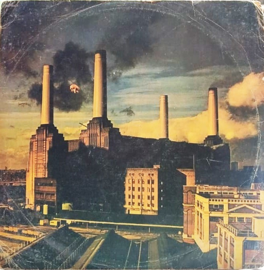 1977 PINK FLOYD ANIMALS İNGİLTERE BASKI ORİJİNAL 33 LP PLAK KOLEKSİYONLUK EFSANE ALBÜM