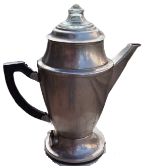 1970 MODEL SOVYET DÖNEMİ ANTİKA ELEKTRİKLİ ALÜMİNYUM KAHVE CAY DEMLEME PERKOLATÖRÜ