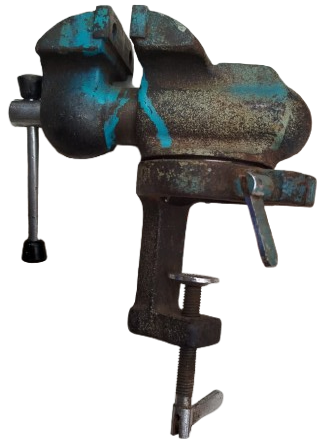 1960 ANTİKA CELİK  DÖNER TABLALI VE MASA TİPİ USTA MENGENE KOLEKSİYONLUK VE KULLANIMA UYGUNDUR