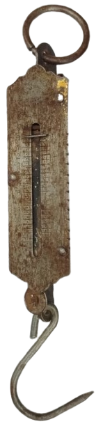 1920 ALMAN YAPIMI CELİK MEKANİK REBURE MARKA ANTIKA CEP TERAZISI EL KANTARI 12 KILOGRAM KAPASITELI