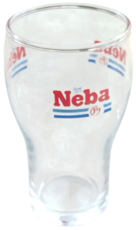 1960 YENİ NEBA MARGARİN PROMOSYONU AMBLEMLİ ANTİKA KOLEKSİYONLUK MEŞRUBAT BARDAĞI CAM BARDAK