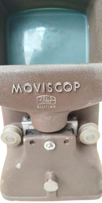 1950 ZEISS IKON MOVISCOP ALMAN YAPIMI NOSTALJİK SEKİZ MİLİMETRE SİNEMA FİLM KURGU VE GÖSTERİM CİHAZI