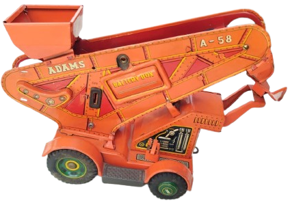1970 ADAMS SANDLOADER JAPON TN NOMURA PİLLİ TENEKE KUM YÜKLEYİCİ AKTARICI İŞ MAKİNESİ