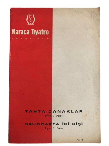 KARACA TİYATRO NO: 2 ''TAHTA ÇANAKLAR ve SALINCAKTA İKİ KİŞİ'' TİYATRO OYUN KİTAPÇIĞI