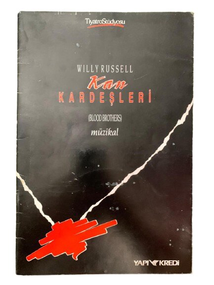TİYATRO STÜDYOSU ''KAN KARDEŞLERİ'' TİYATRO MÜZİKAL OYUN KİTAPÇIĞI 1991